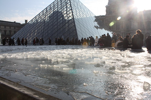Ice at the Louvre
