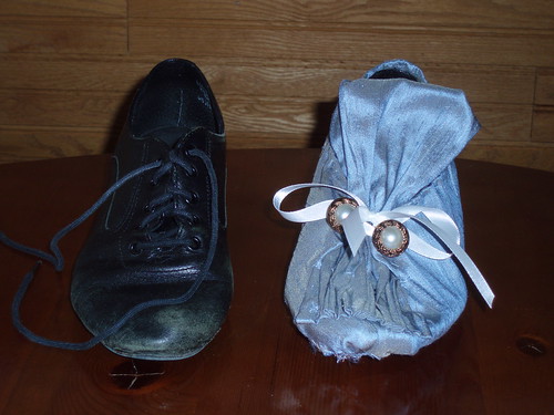 Old Shoe, (looks) New Shoe, Black Shoe, Blue Shoe