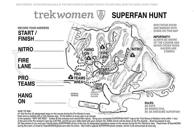 WORS WOMEN SUPERFAN HUNT, presented by Trek Women