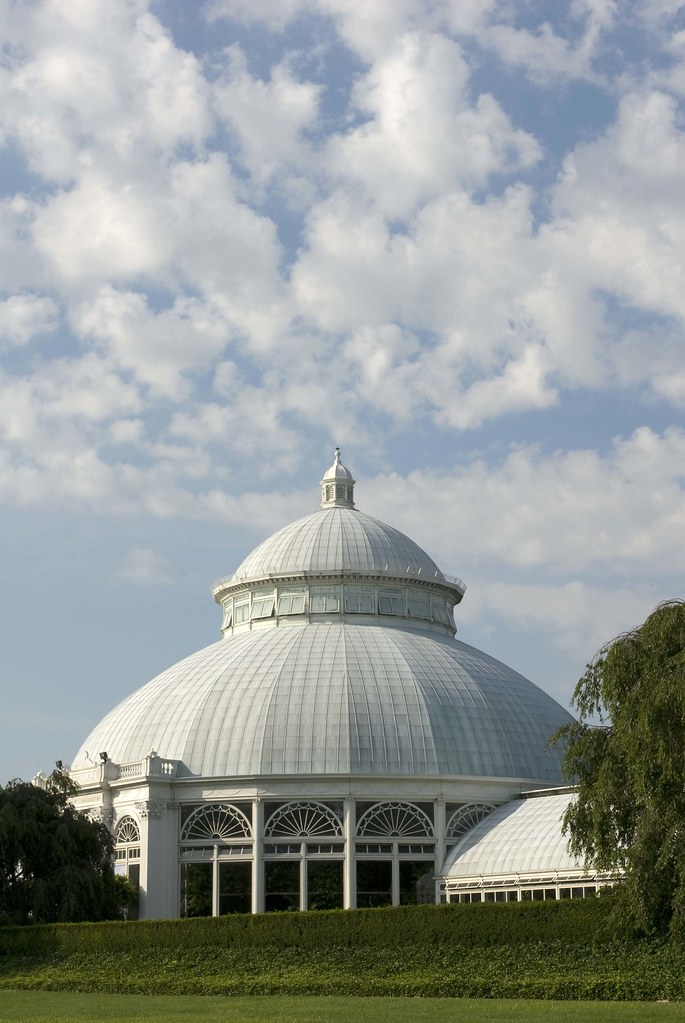 Conservatory Dome on an Cloudy Day