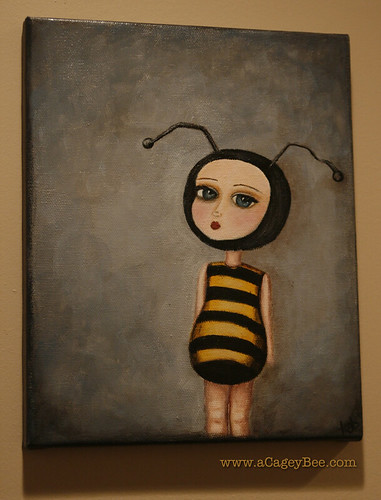 New painting - Bee Girl