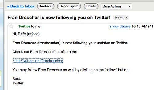 fran drescher now. Fran Drescher is now following you on Twitter!