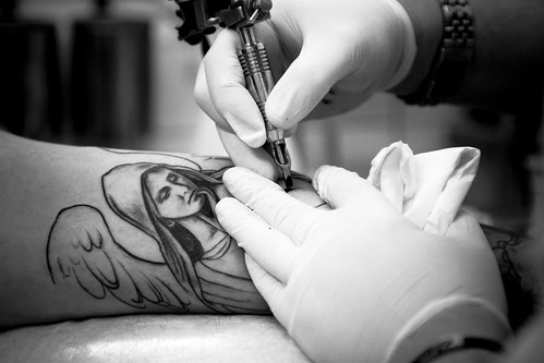 Angel Tattoo Creation ptIII Tattooed by Ray