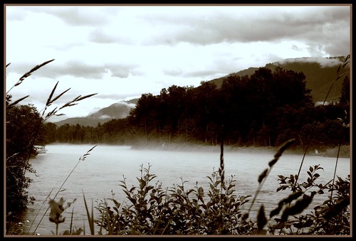 Mist over Skagit River WA