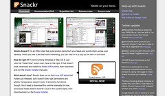 Snackr home page