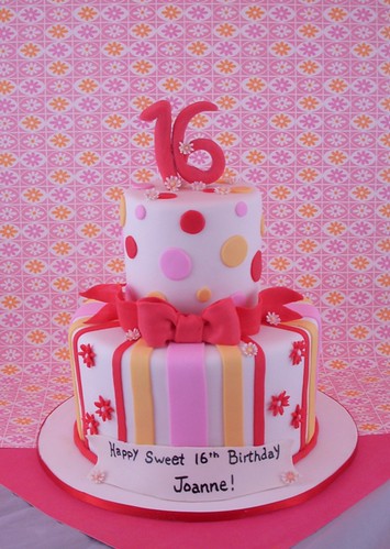 birthday cakes for girls 13. Sweet sixteen irthday cake