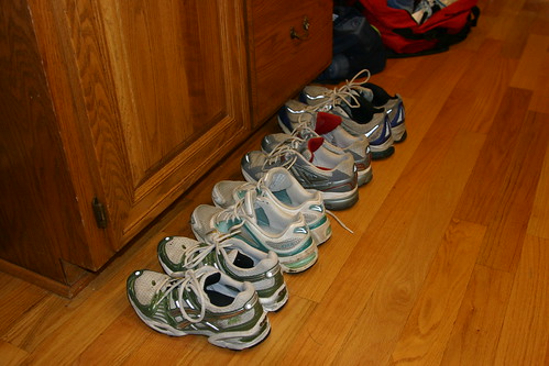 Shoes in a row