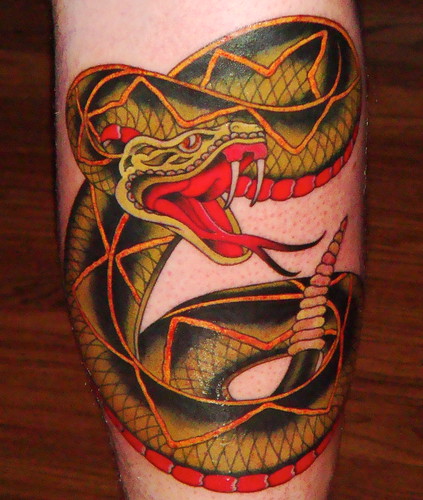 Sailor Jerry Rattlesnake Tattoo