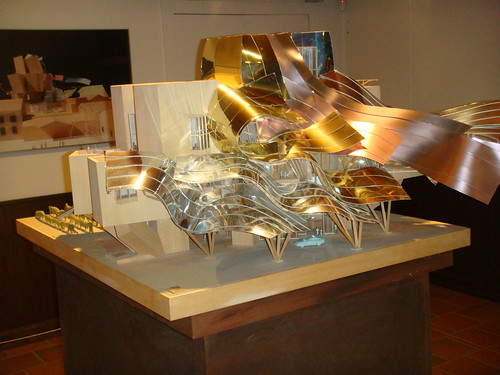 Maqueta del Hotel Marqués de Riscal de Frank Gehry