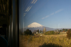 御殿場線から見る富士山