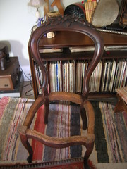 Victorian chair without seat