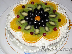 Фото торт фруктовый