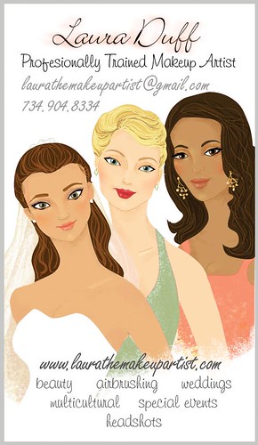 makeup artist cards. Make up Artist Business card