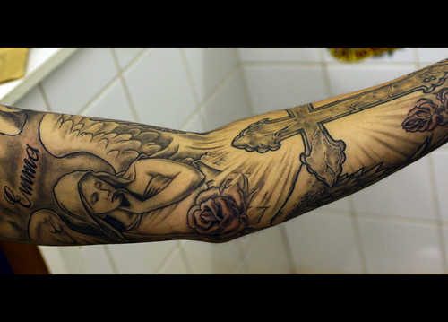religious sleeve tattoos Tattoos Gallery