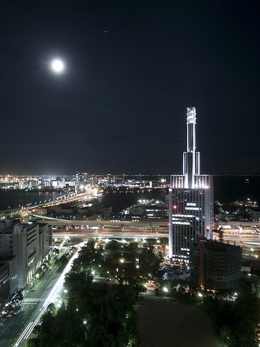 月夜の神戸