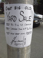 great big old yard sale