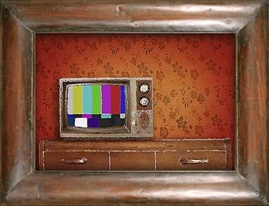 TV Painting Framed Sm