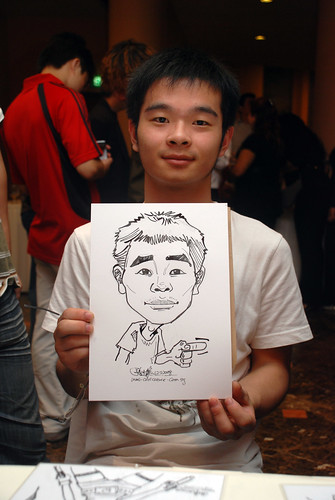 Caricature live sketching for Nippon Express Singapore Pte Ltd - 8