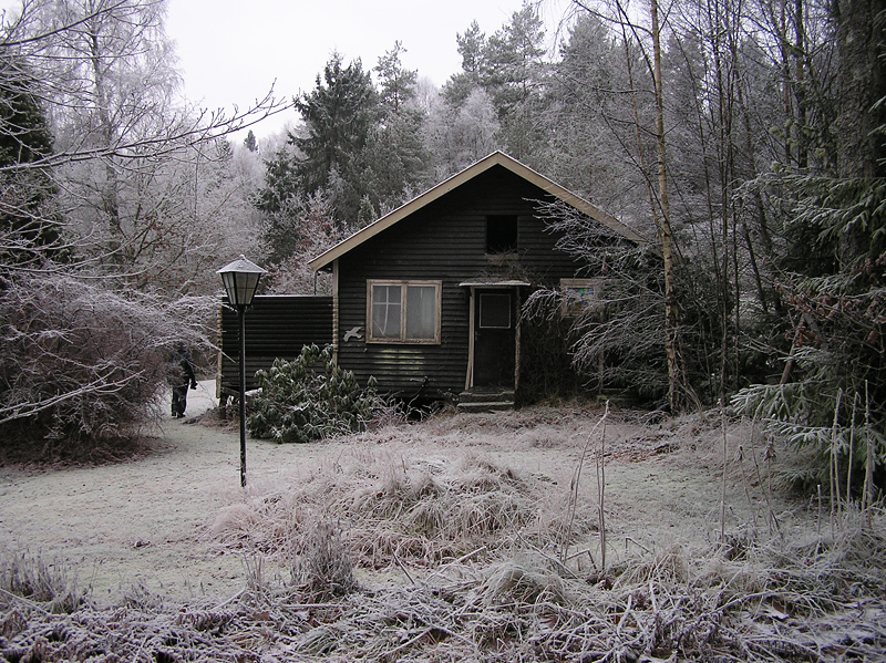 An abandoned summer house.