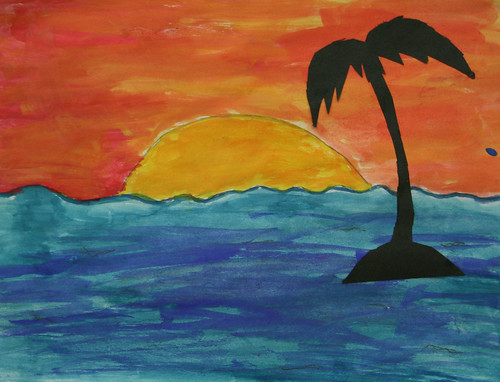 Jayanna's Palm Tree Silhouette