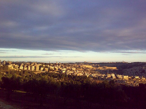early morning run, jerusalem