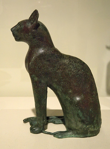 Saint Louis Art Museum, in Saint Louis, Missouri, USA - Egyptian cat