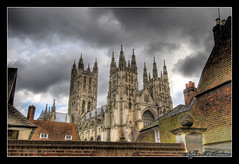 Fire drill at Canterbury Cathedral (UK)