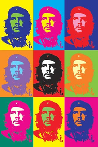 andy warhol wallpaper. Che Guevara by Andy Warhol