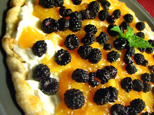 Blackberry Nectarine Tart