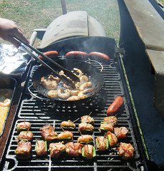 Grilled Shrimp are great for a tailgate party.