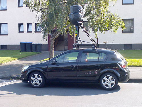 Google Streetview Auto in Langenfeld (Foto: jensminor)