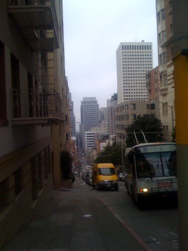 Nob hill in the morning