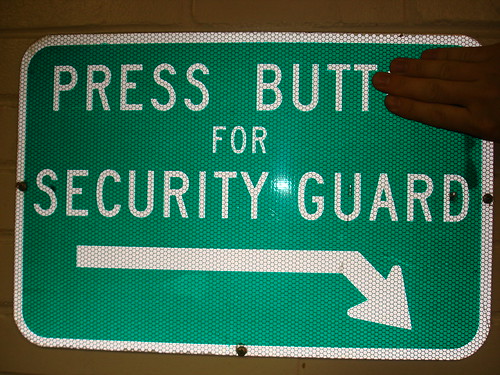 Push Butt for Security Guard
