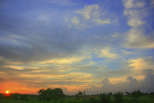Srisailam way back sunset HDR