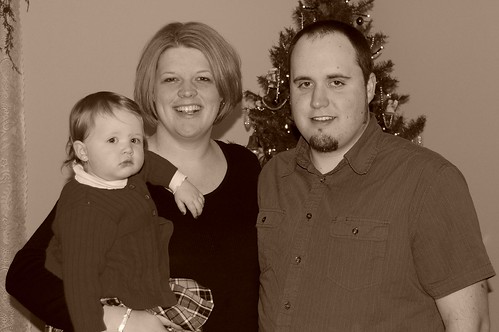 Evan and Meagan and Ardyn- Christmas Eve 2008