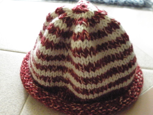 Candy cane hat