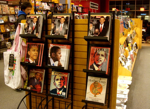 Bookstore shrine to Obama by Ann Althouse.