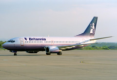 Britannia B737-3T5 G-BLKE GRO 13/05/1991
