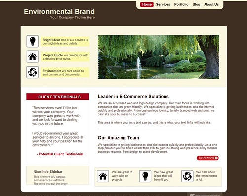 Environmental Brant - Free Design Templa by karindalziel, on Flickr