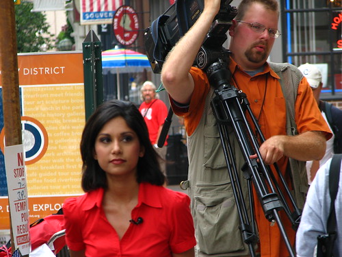 NBC 10 News reporter Aditi Roy Cameraman Brian Wasiluski 