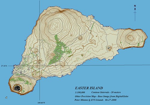 easter and surrounding islands map