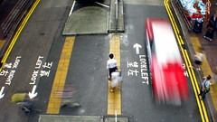 Pedestrian crossing on Hong Kong Island, Hong Kong