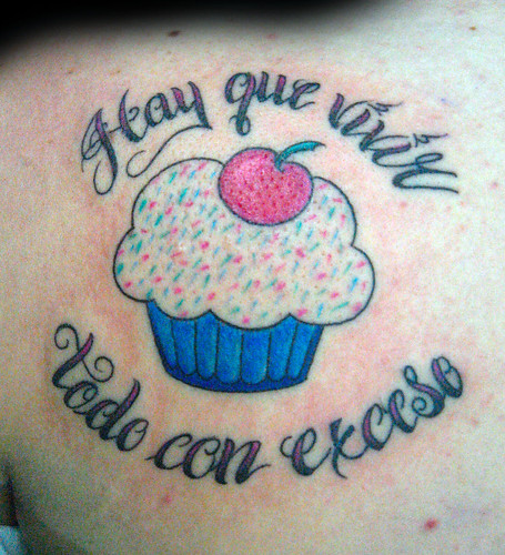 cupcake tatuaje Pupa Tattoo Granada My Spanish is, well, a wee bit rusty but 
