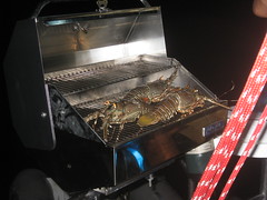 Delicious BBQ lobster