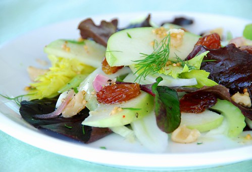 apple, fennel, and celery salad