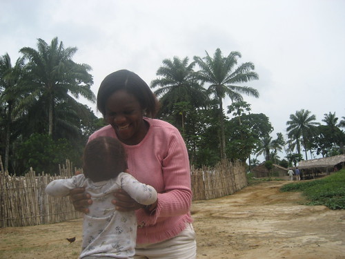 Madame A.T. with Obenge child
