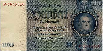 1935 100 Reichsmark