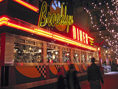 New York. West 57th Street. Brooklyn Diner by Tom�s Fano, on Flickr
