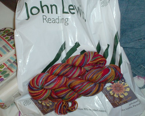 Mirasol Hacho hand dyed yarn from John Lewis Reading Berkshire