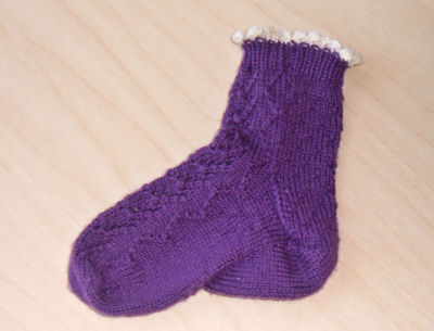 One sock finished